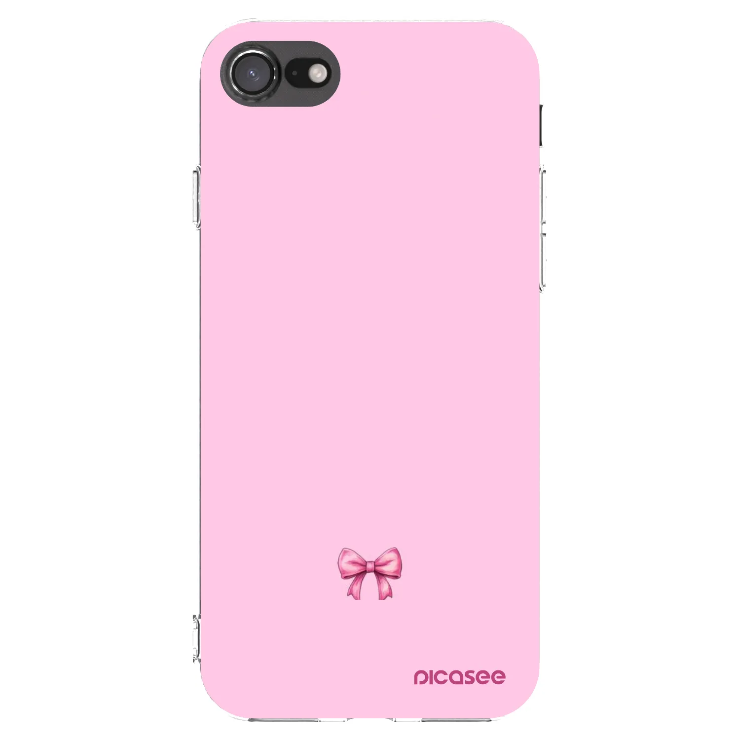 Picasee silikonski prozorni ovitek za Apple iPhone 7 - Blush bow