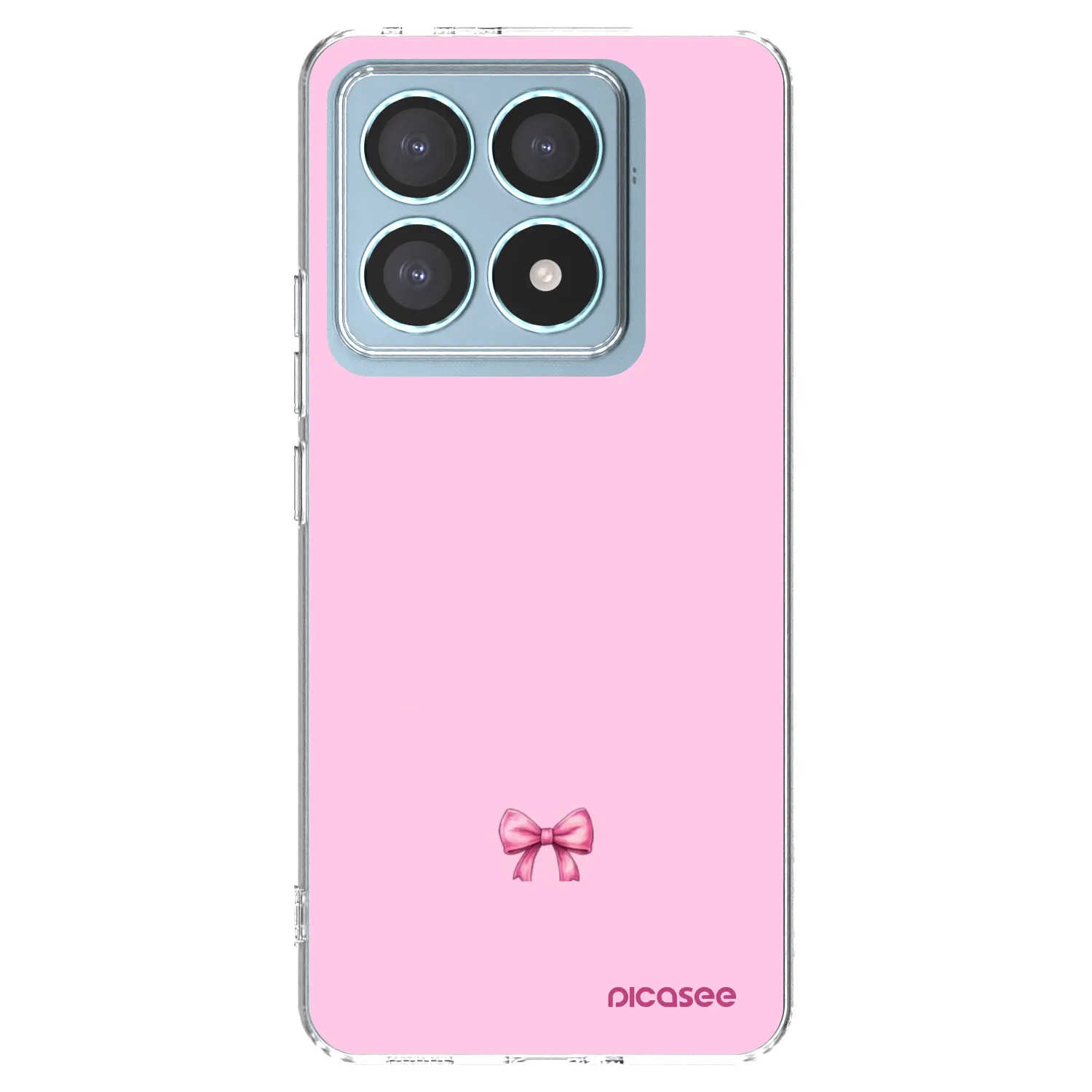 Picasee silikonski prozorni ovitek za Xiaomi 14T Pro - Blush bow