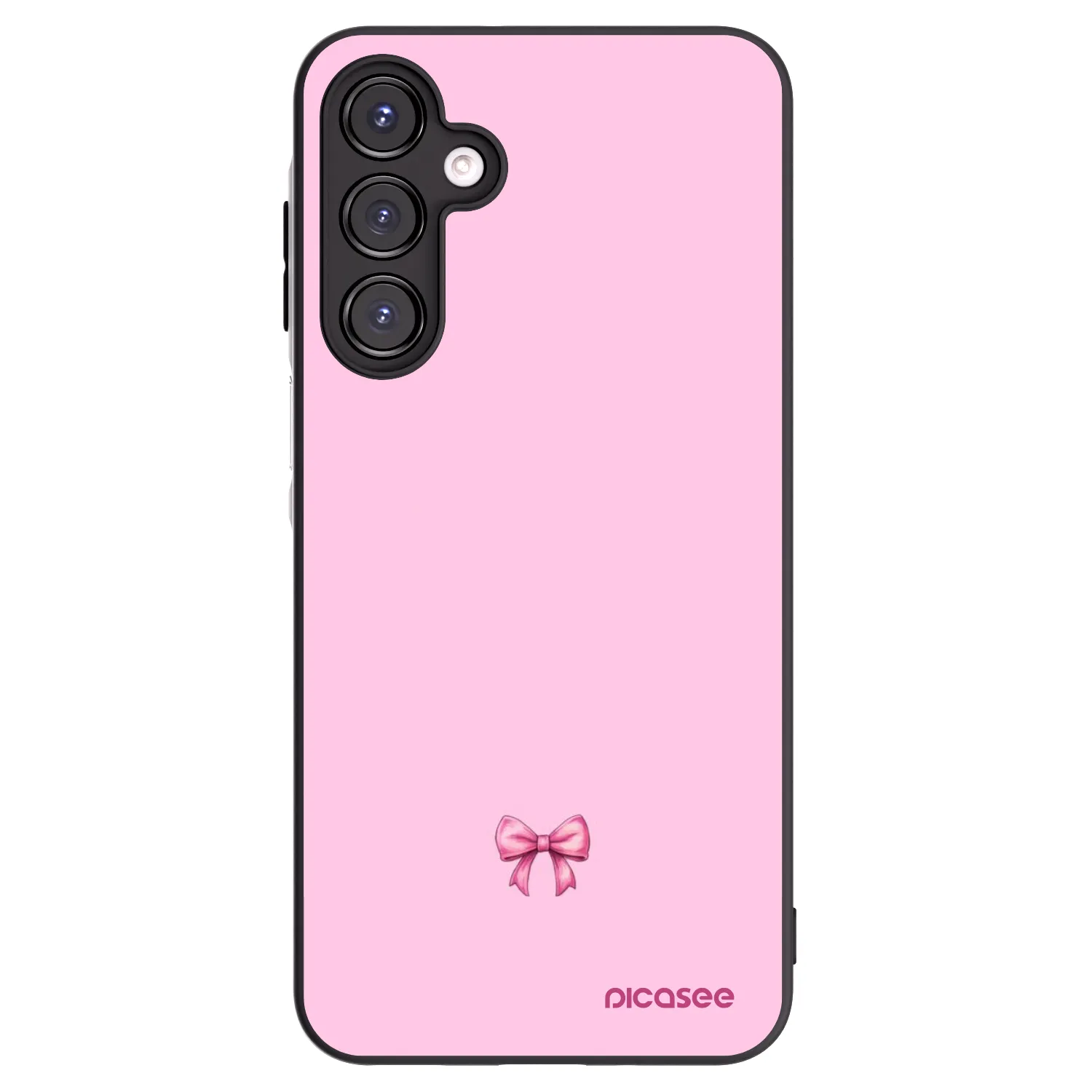Picasee silikonski črni ovitek za Samsung Galaxy A16 5G - Blush bow