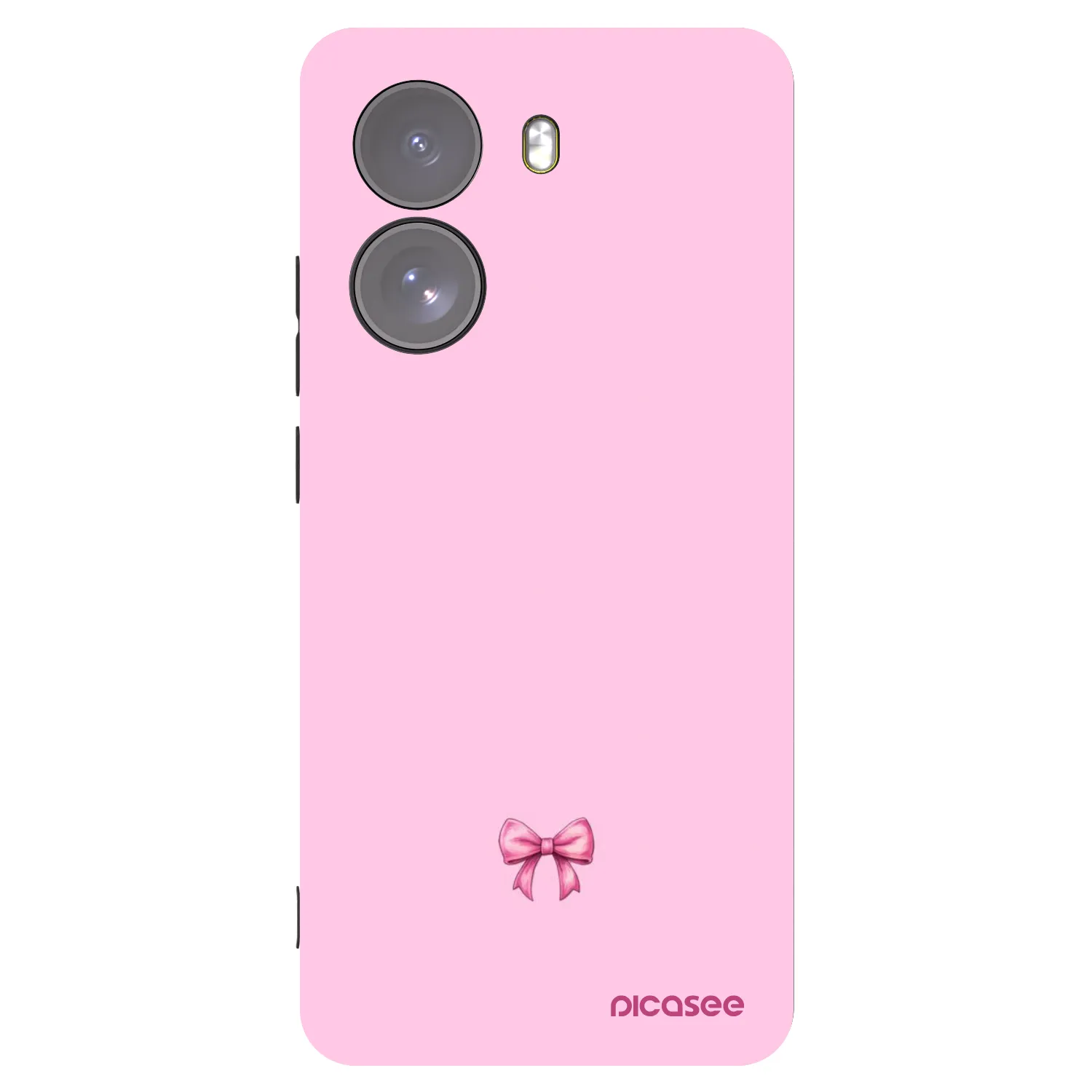 Picasee silikonski črni ovitek za Xiaomi Poco X7 - Blush bow