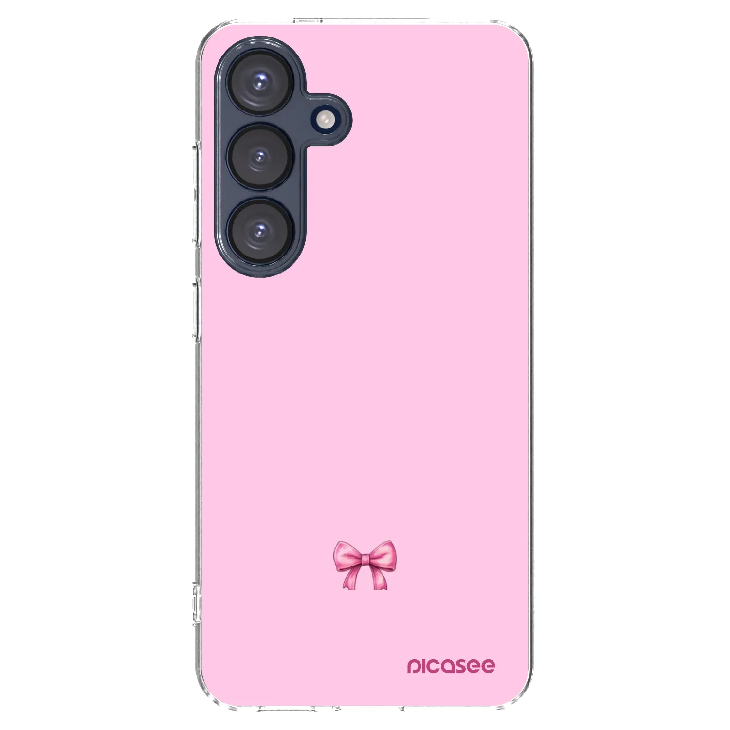 Picasee silikonski prozorni ovitek za Samsung Galaxy S25 5G - Blush bow