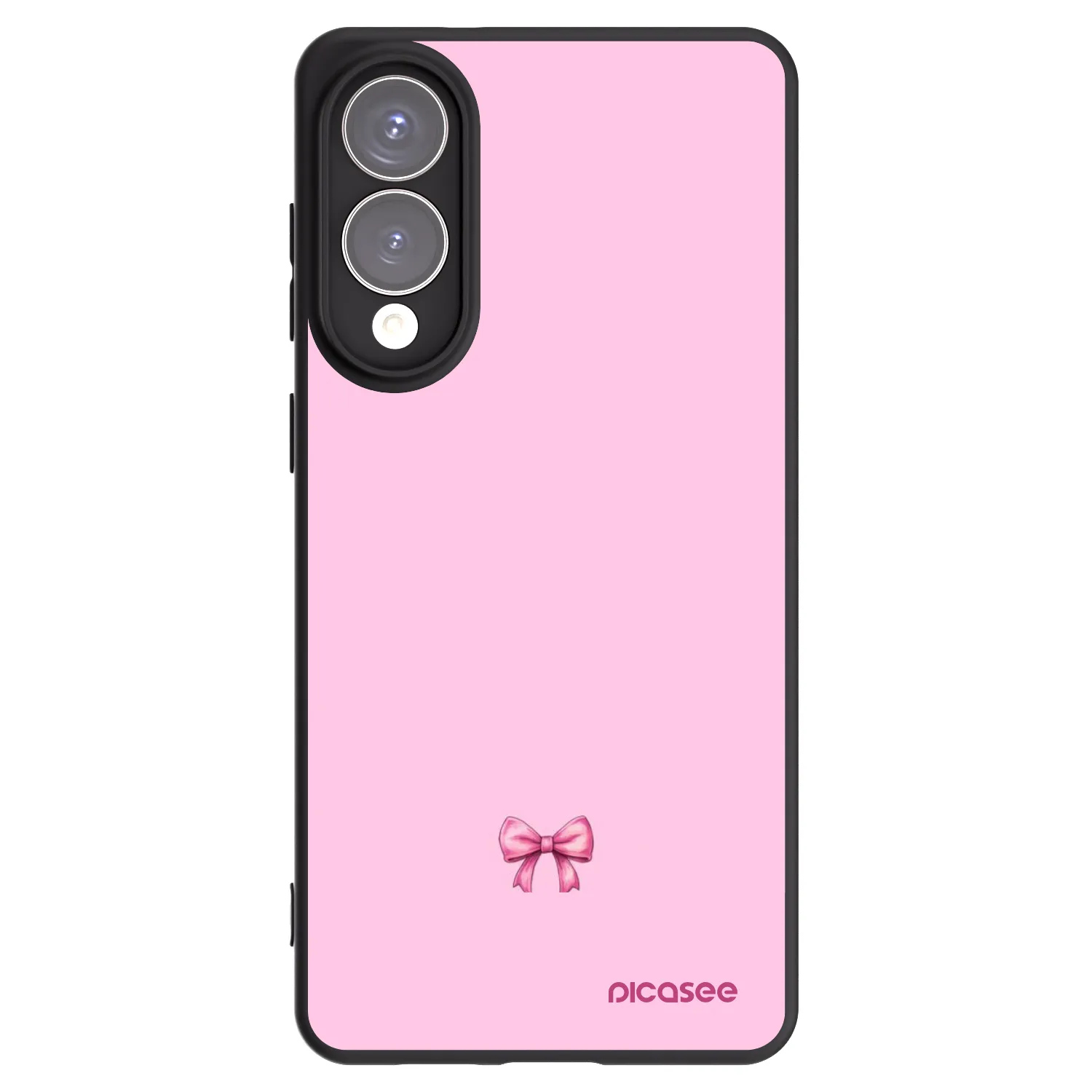 Picasee silikonski črni ovitek za Samsung Galaxy S25 Edge 5G - Blush bow