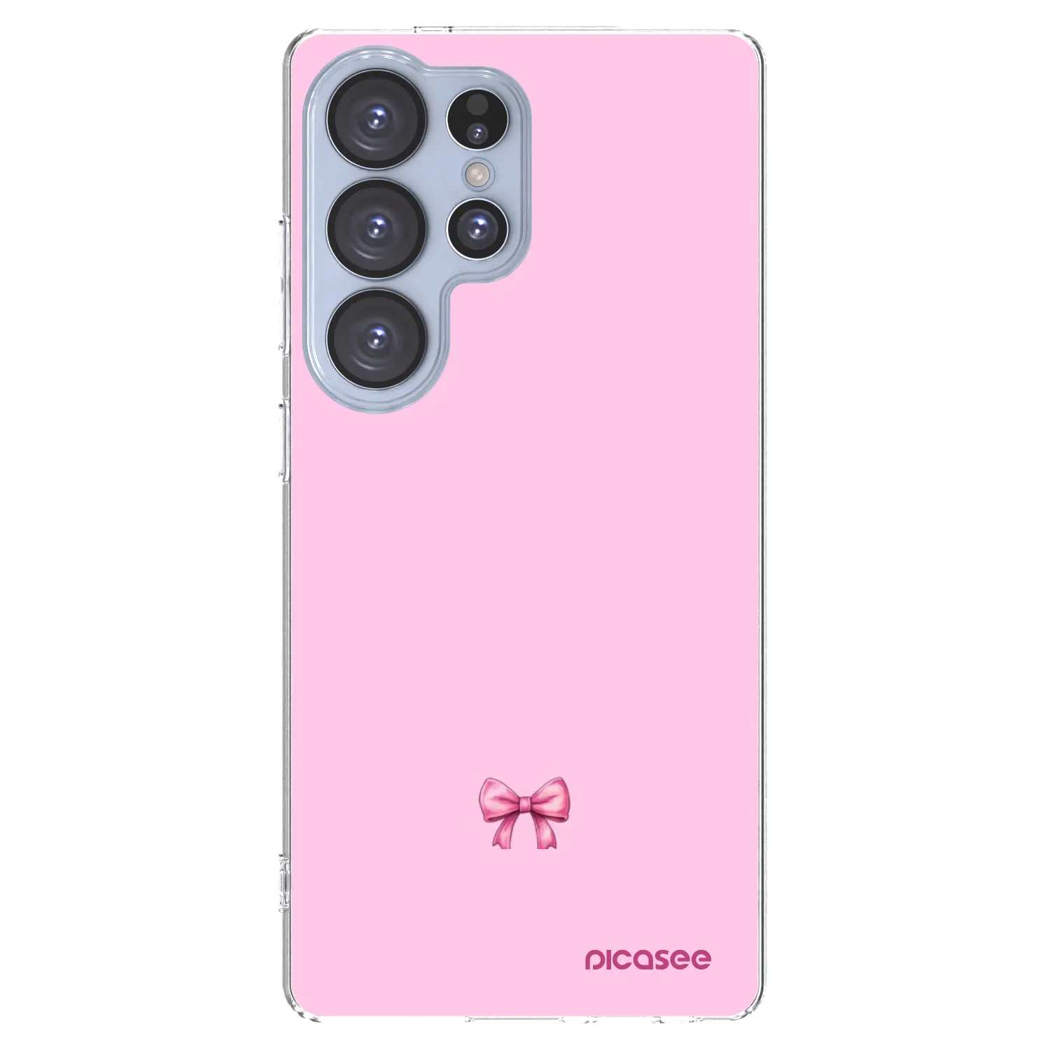 Picasee silikonski prozorni ovitek za Samsung Galaxy S25 Ultra 5G - Blush bow