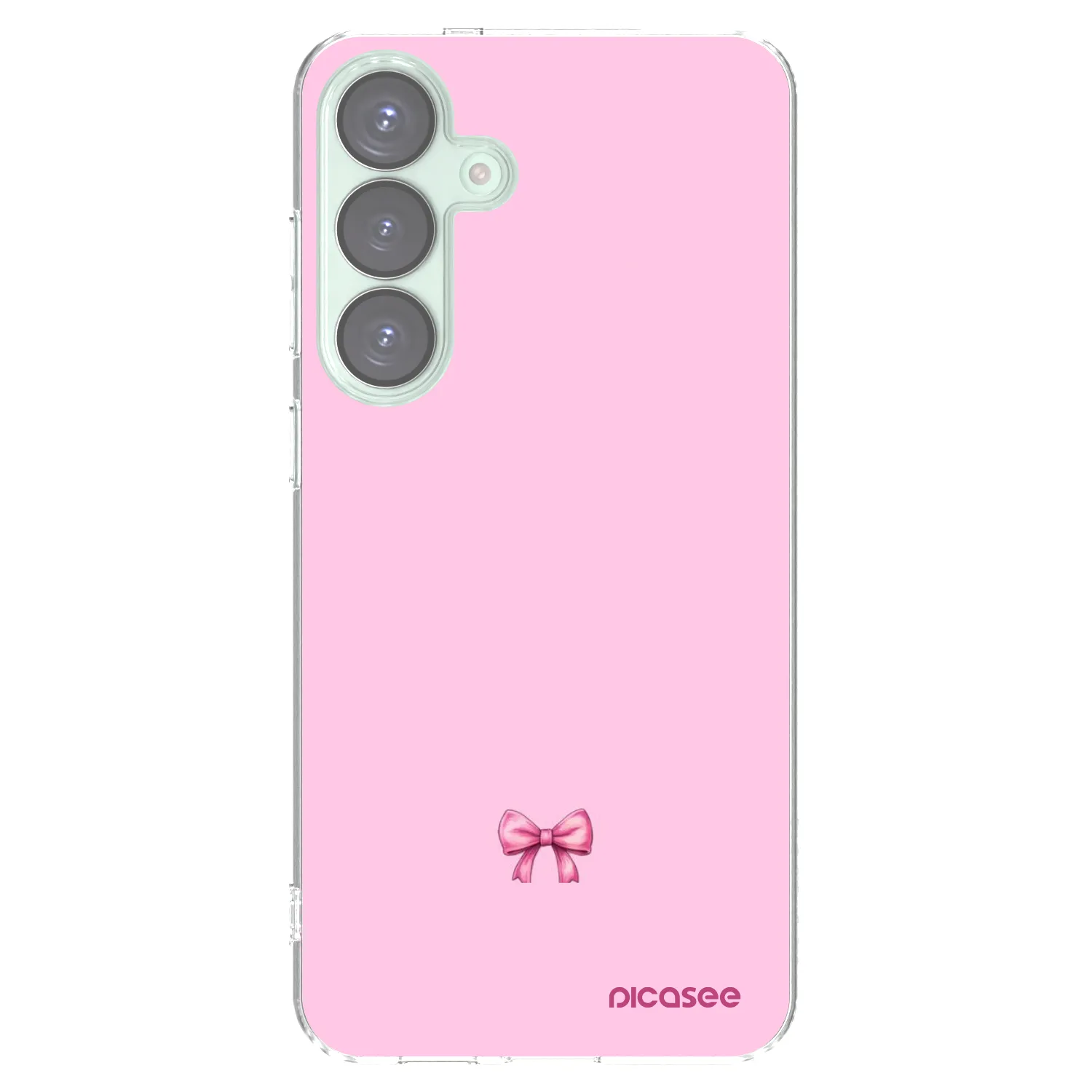 Picasee silikonski prozorni ovitek za Samsung Galaxy S25+ 5G - Blush bow