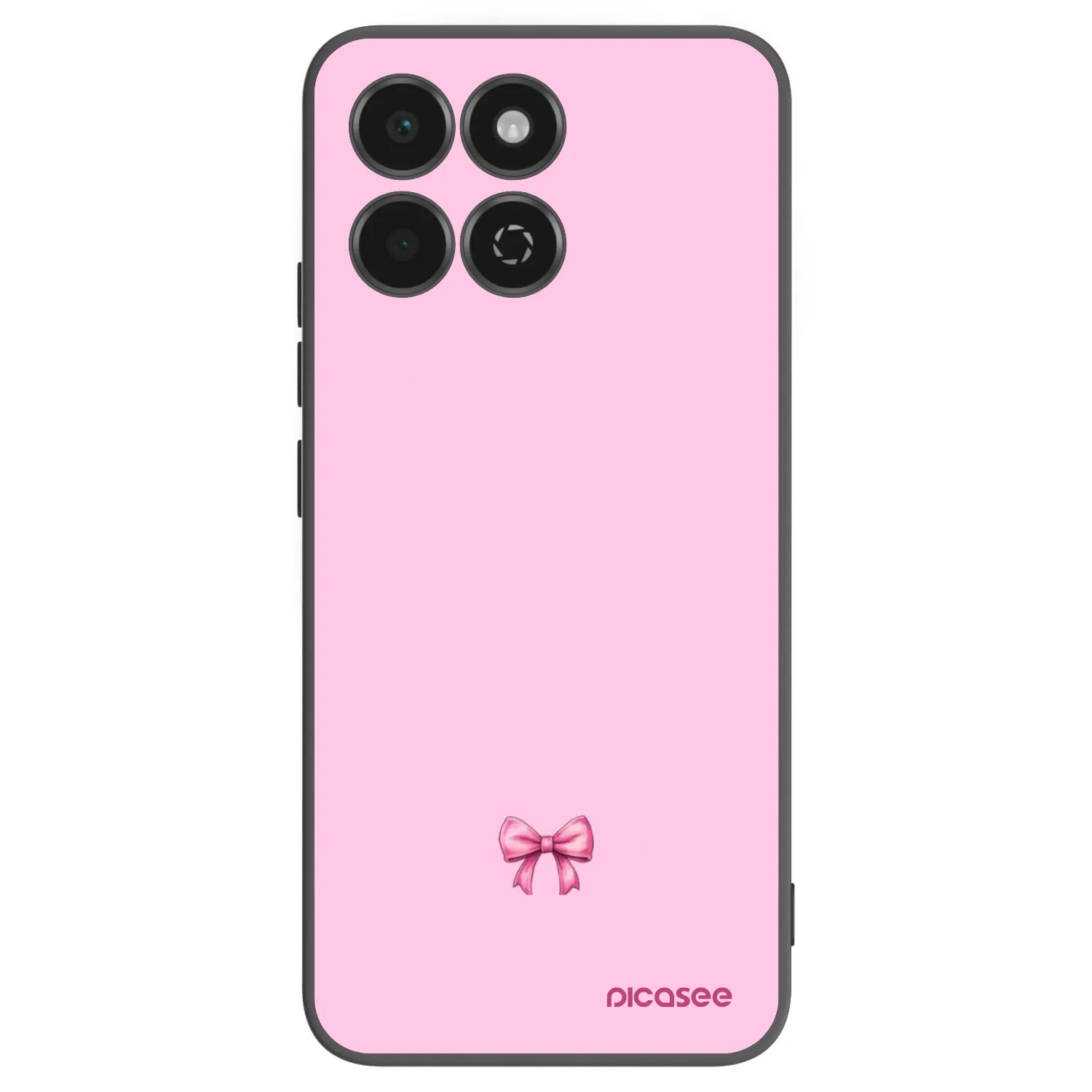 Picasee silikonski črni ovitek za Honor 200 Smart 5G - Blush bow