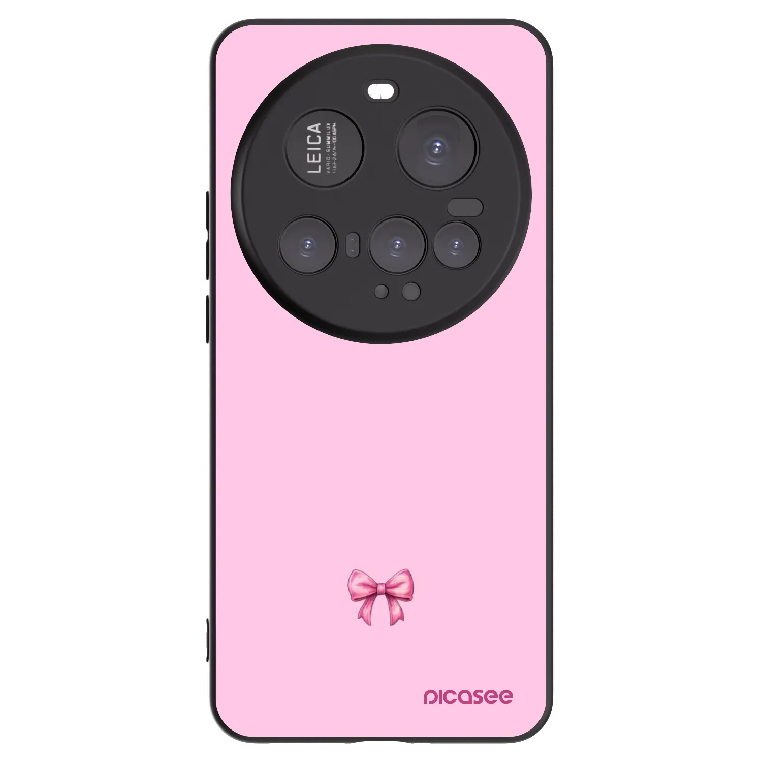 Picasee silikonski črni ovitek za Xiaomi 15 Ultra - Blush bow