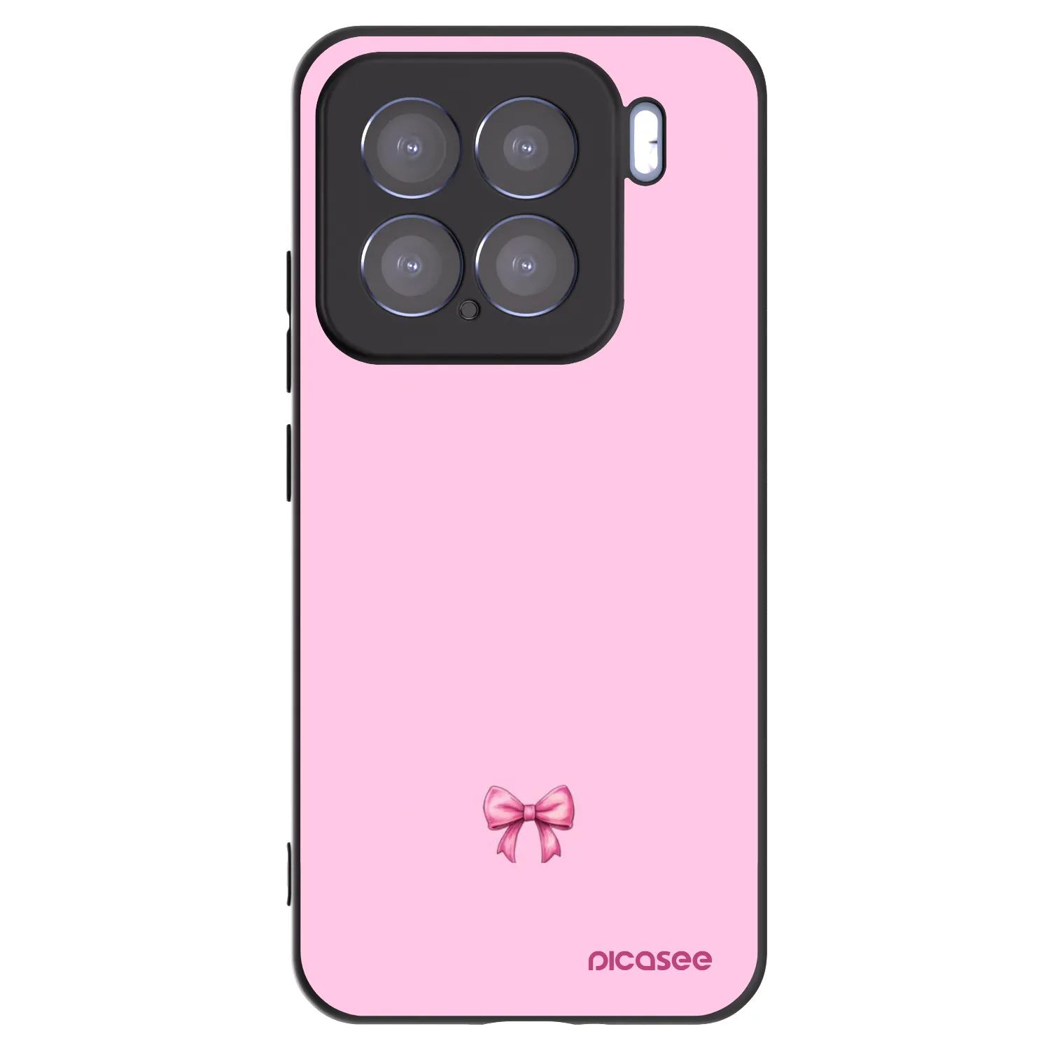 Picasee silikonski črni ovitek za Xiaomi 15 - Blush bow