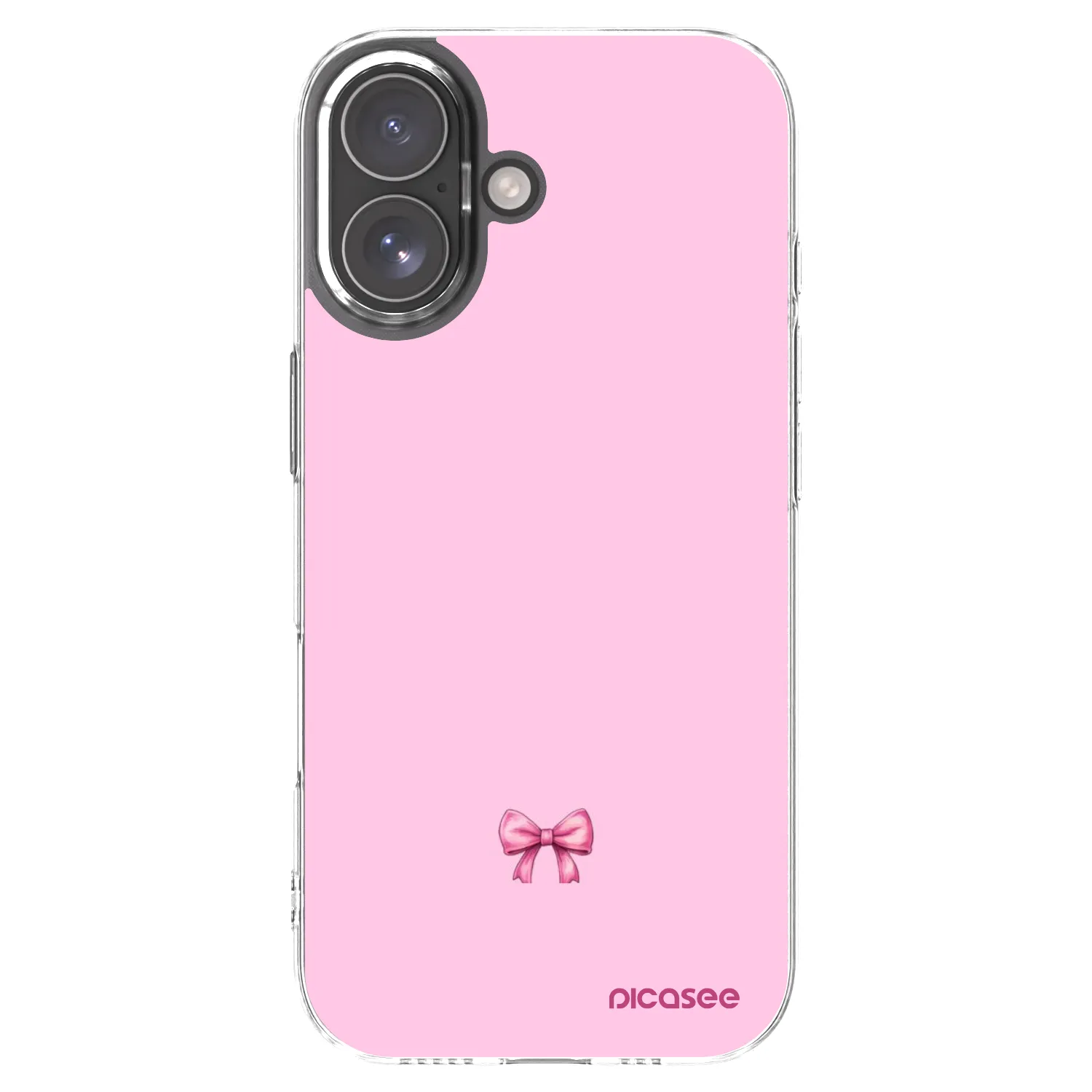 Picasee silikonski prozorni ovitek za Apple iPhone 17 - Blush bow