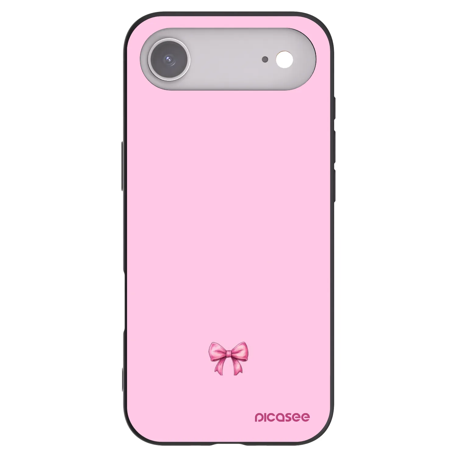 Picasee silikonski črni ovitek za Apple iPhone Air - Blush bow