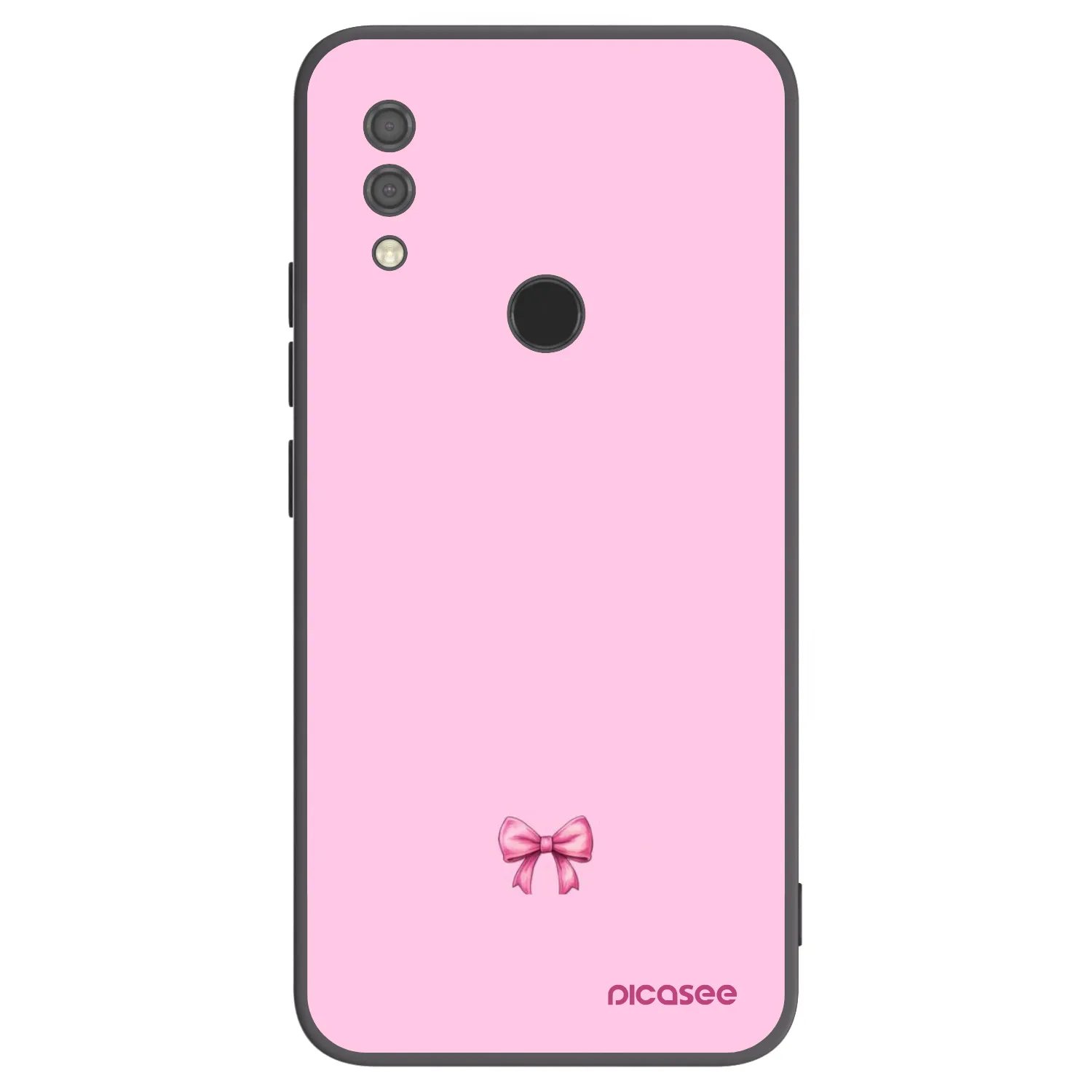 Picasee silikonski črni ovitek za Xiaomi Redmi 7 - Blush bow