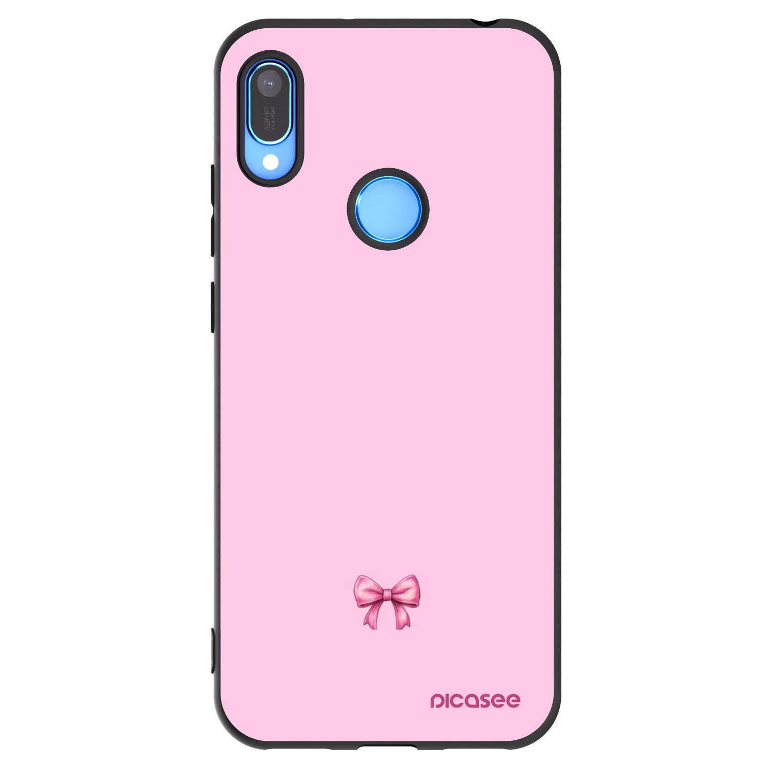Picasee silikonski črni ovitek za Huawei Y6 2019 - Blush bow