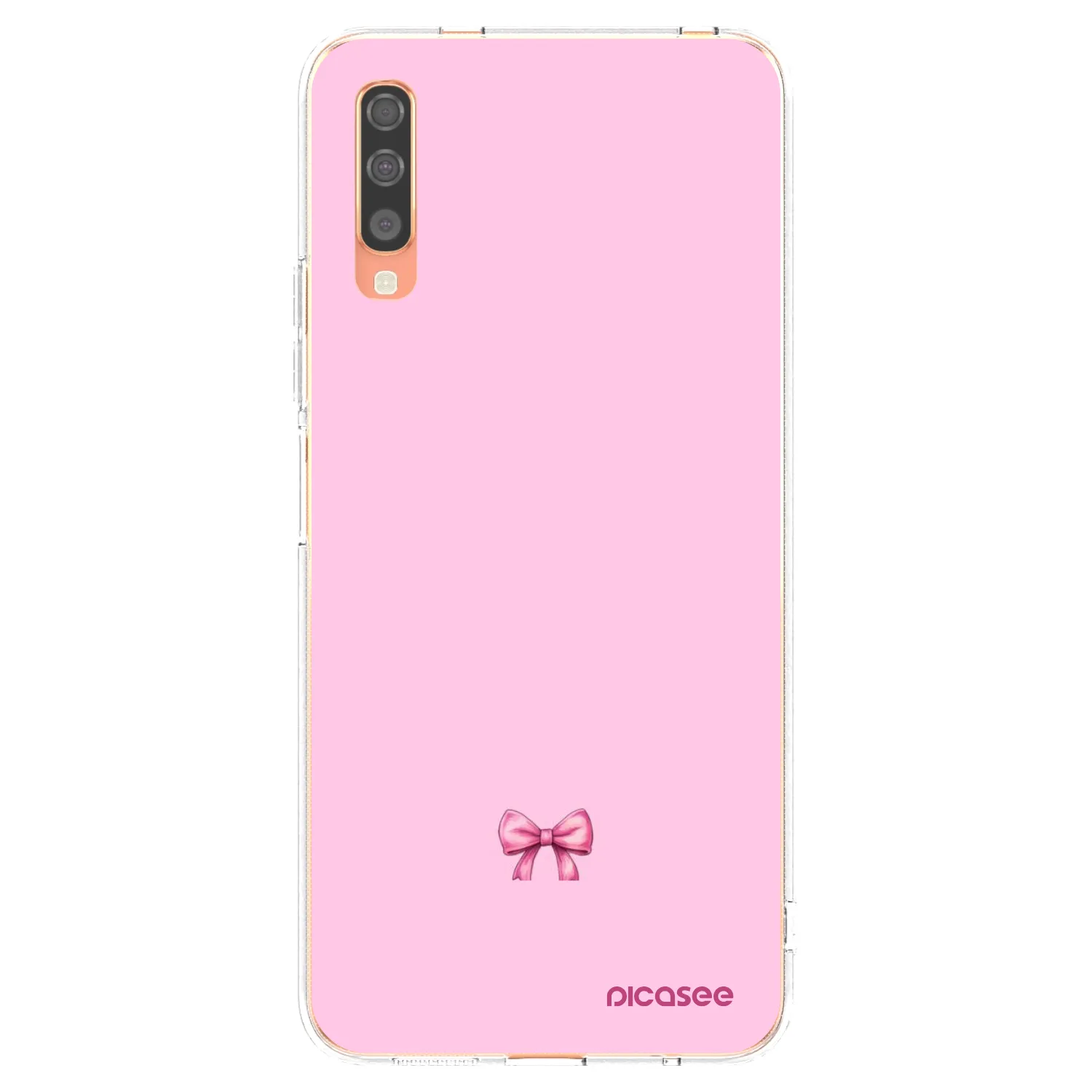 Picasee silikonski prozorni ovitek za Samsung Galaxy A70 A705F - Blush bow