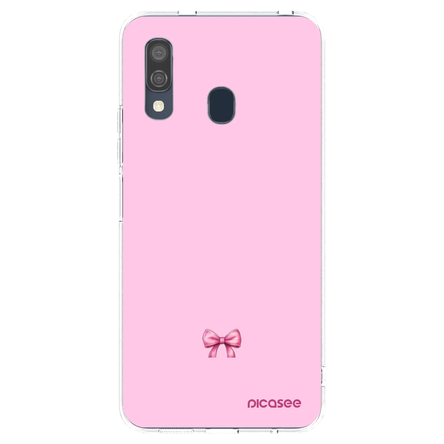 Picasee silikonski prozorni ovitek za Samsung Galaxy A40 A405F - Blush bow