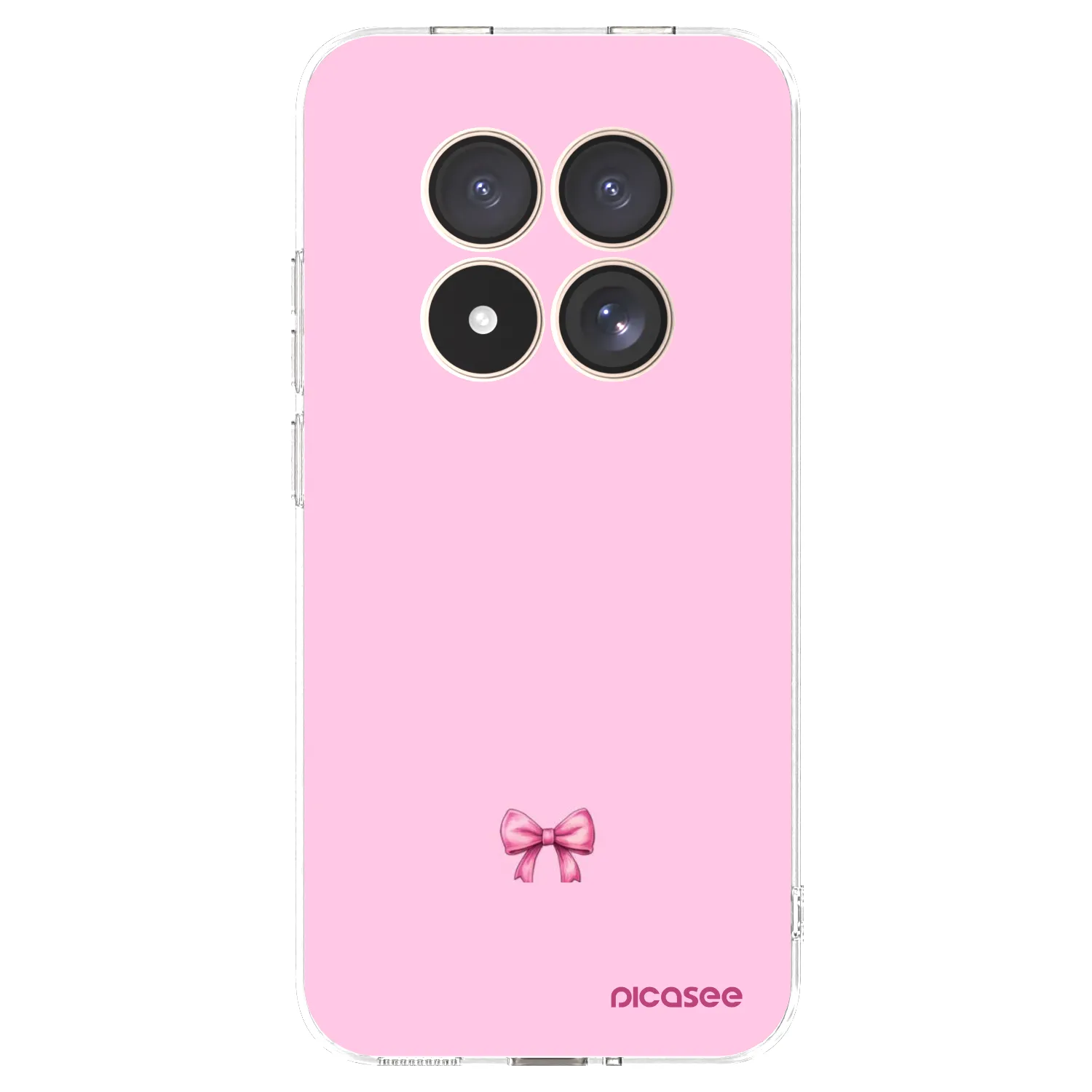 Picasee silikonski prozorni ovitek za Xiaomi Redmi Note 15 Pro 4G - Blush bow