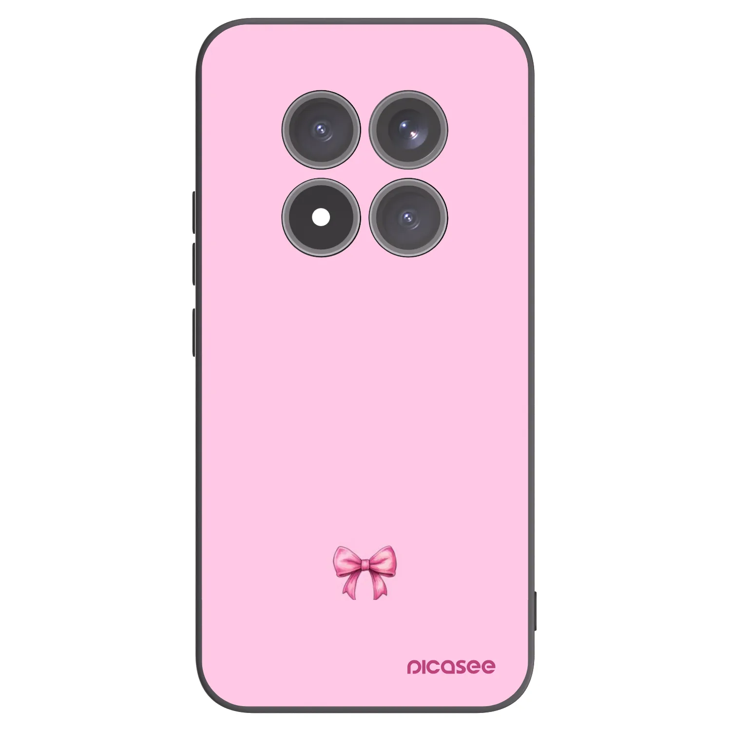 Picasee silikonski črni ovitek za Xiaomi Redmi Note 15 Pro+ - Blush bow