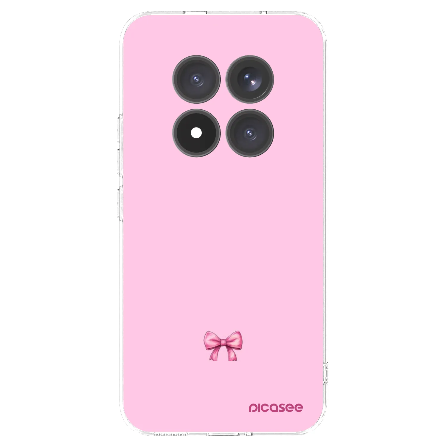 Picasee silikonski prozorni ovitek za Xiaomi Redmi Note 15 Pro+ - Blush bow