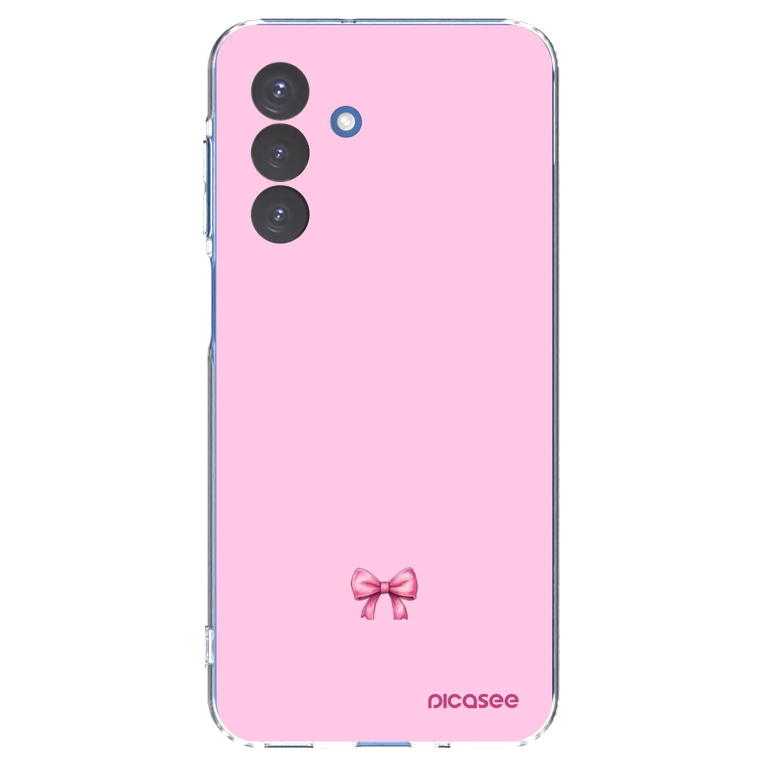 Picasee silikonski prozorni ovitek za Samsung Galaxy A17 5G - Blush bow