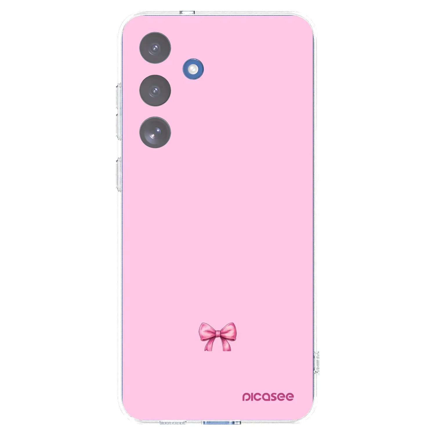 Picasee silikonski prozorni ovitek za Samsung Galaxy S25 FE 5G - Blush bow