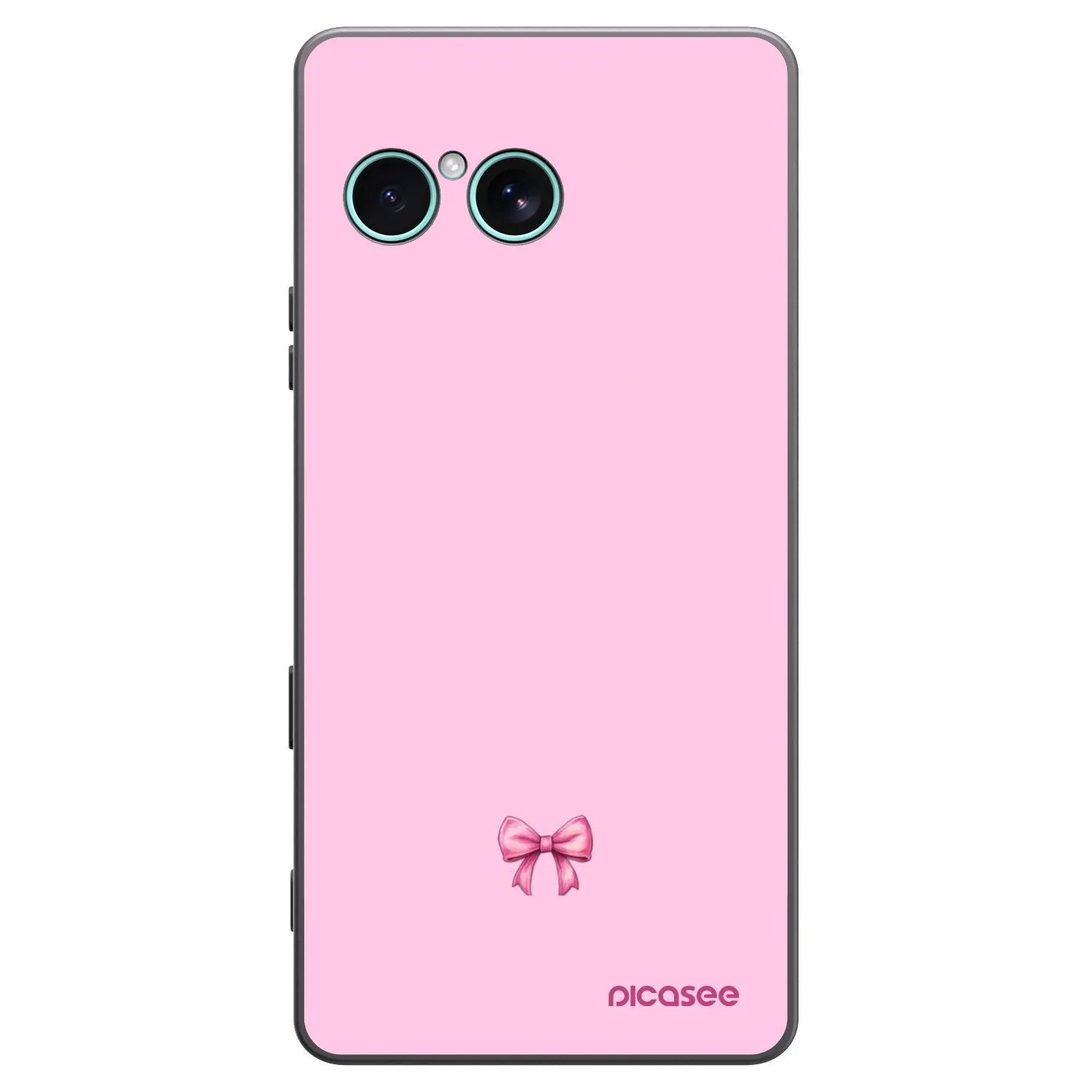 Picasee silikonski črni ovitek za Sony Xperia 10 VII - Blush bow