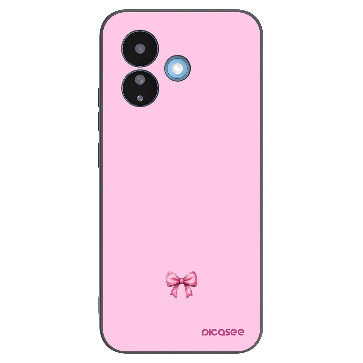 Picasee silikonski črni ovitek za Xiaomi Redmi Note 17 Pro 5G - Blush bow