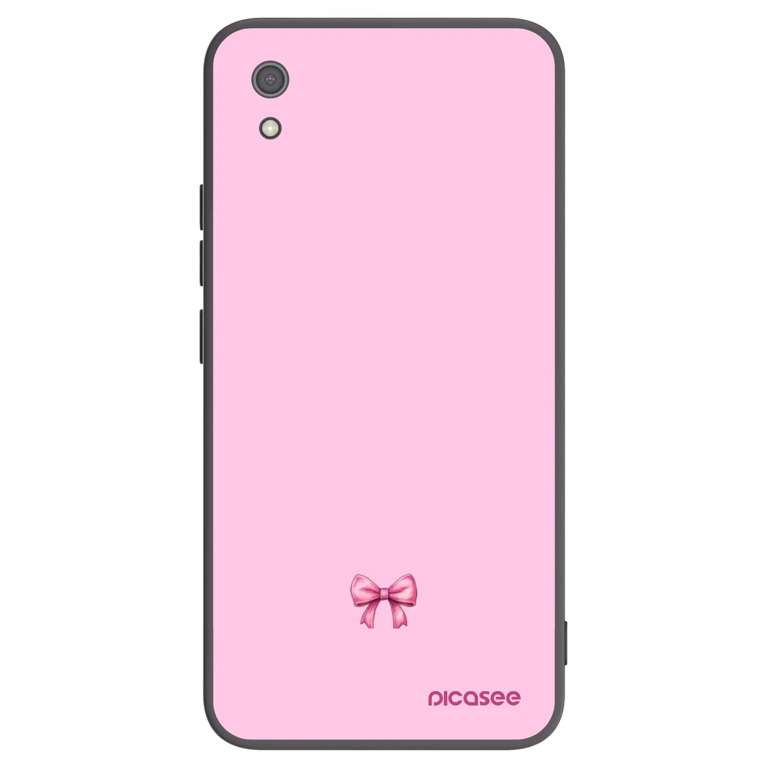 Picasee silikonski črni ovitek za Xiaomi Redmi 7A - Blush bow
