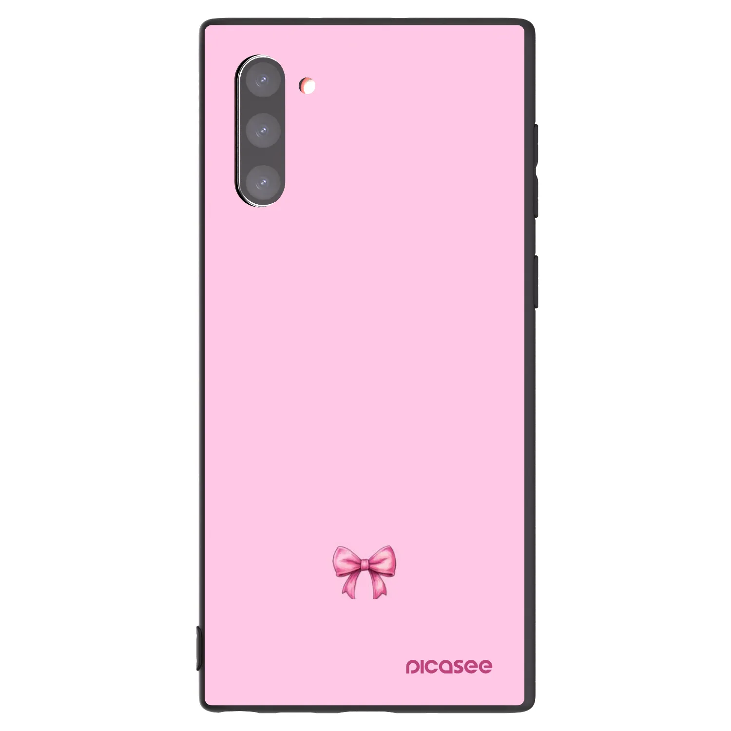 Picasee silikonski črni ovitek za Samsung Galaxy Note 10 N970F - Blush bow