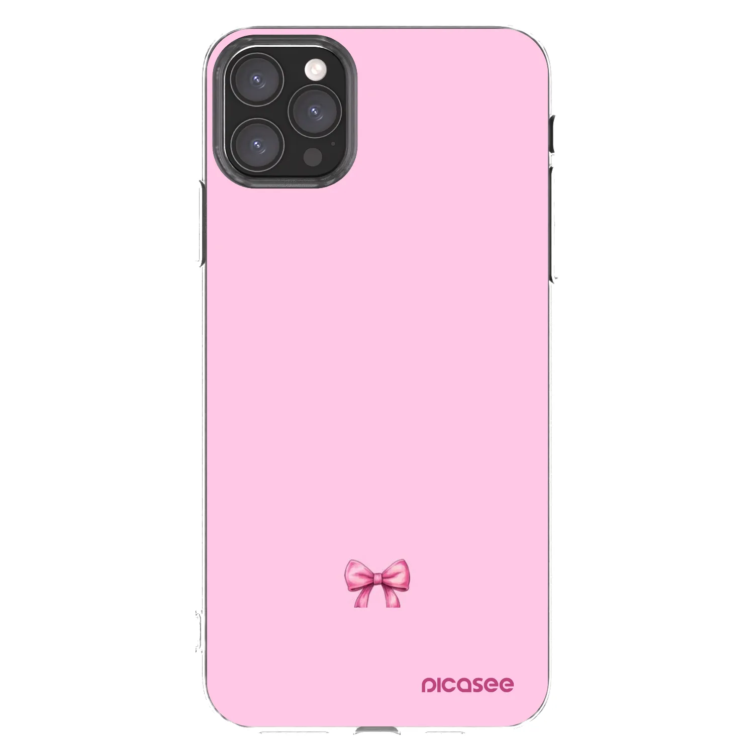 Picasee silikonski prozorni ovitek za Apple iPhone 11 Pro Max - Blush bow