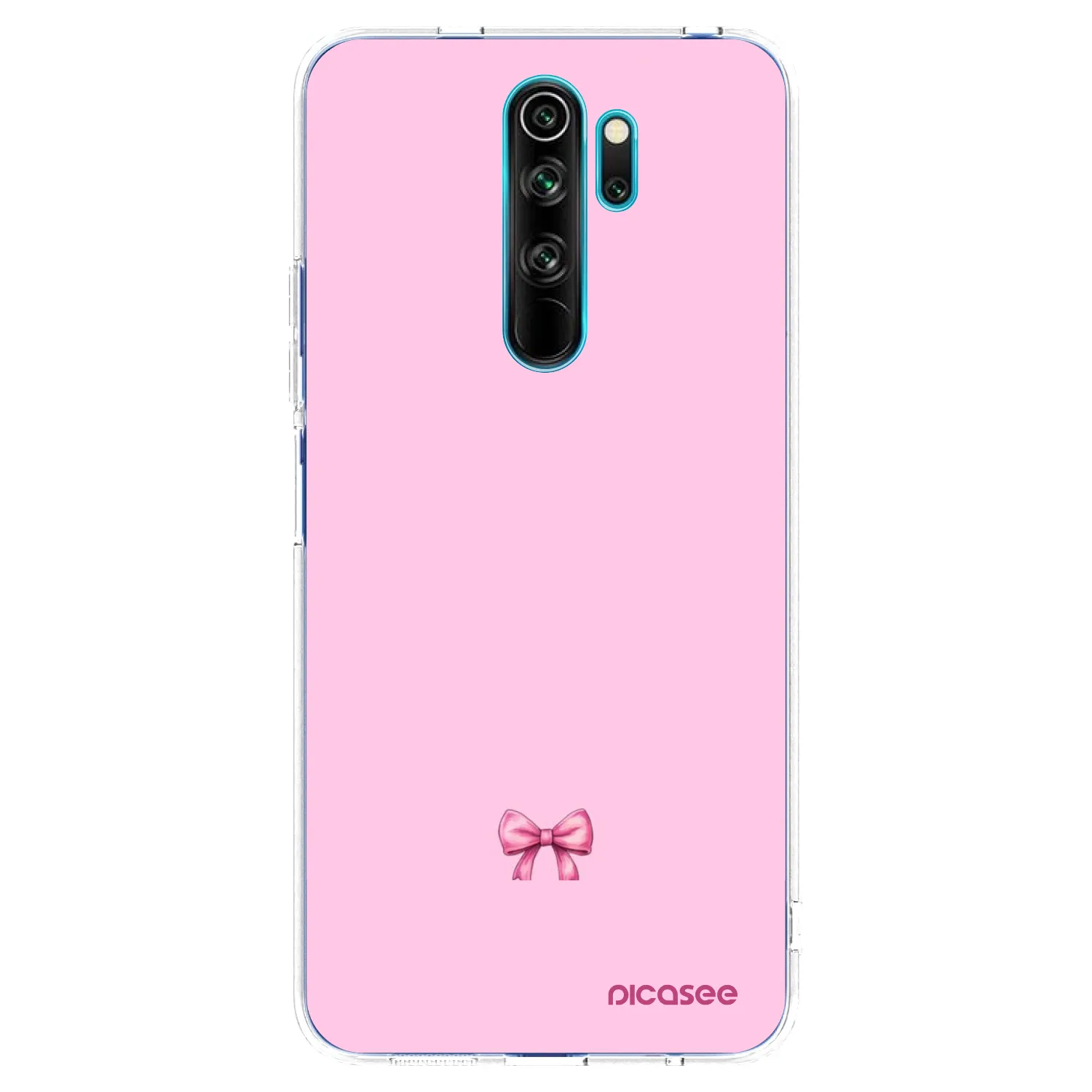Picasee silikonski prozorni ovitek za Xiaomi Redmi Note 8 Pro - Blush bow