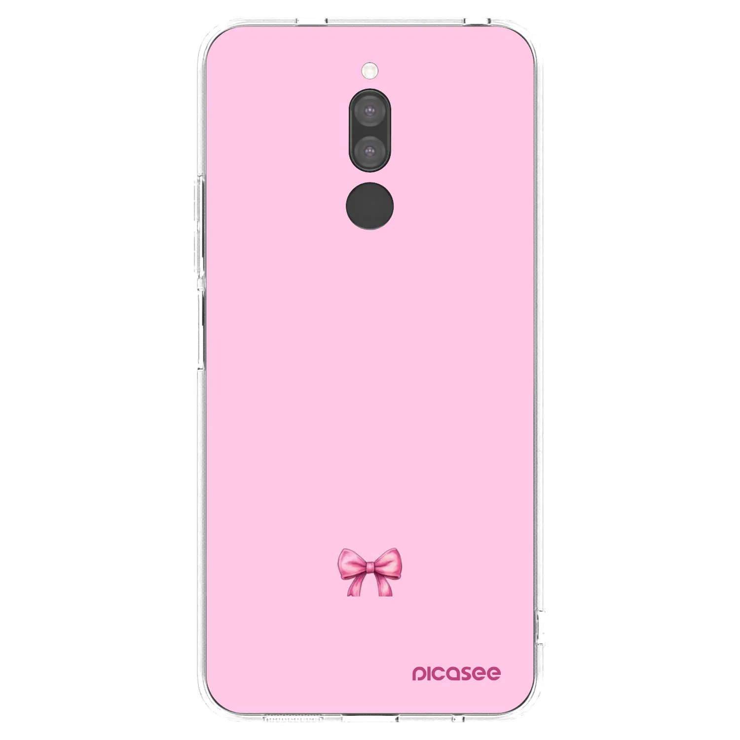 Picasee silikonski prozorni ovitek za Xiaomi Redmi 8 - Blush bow