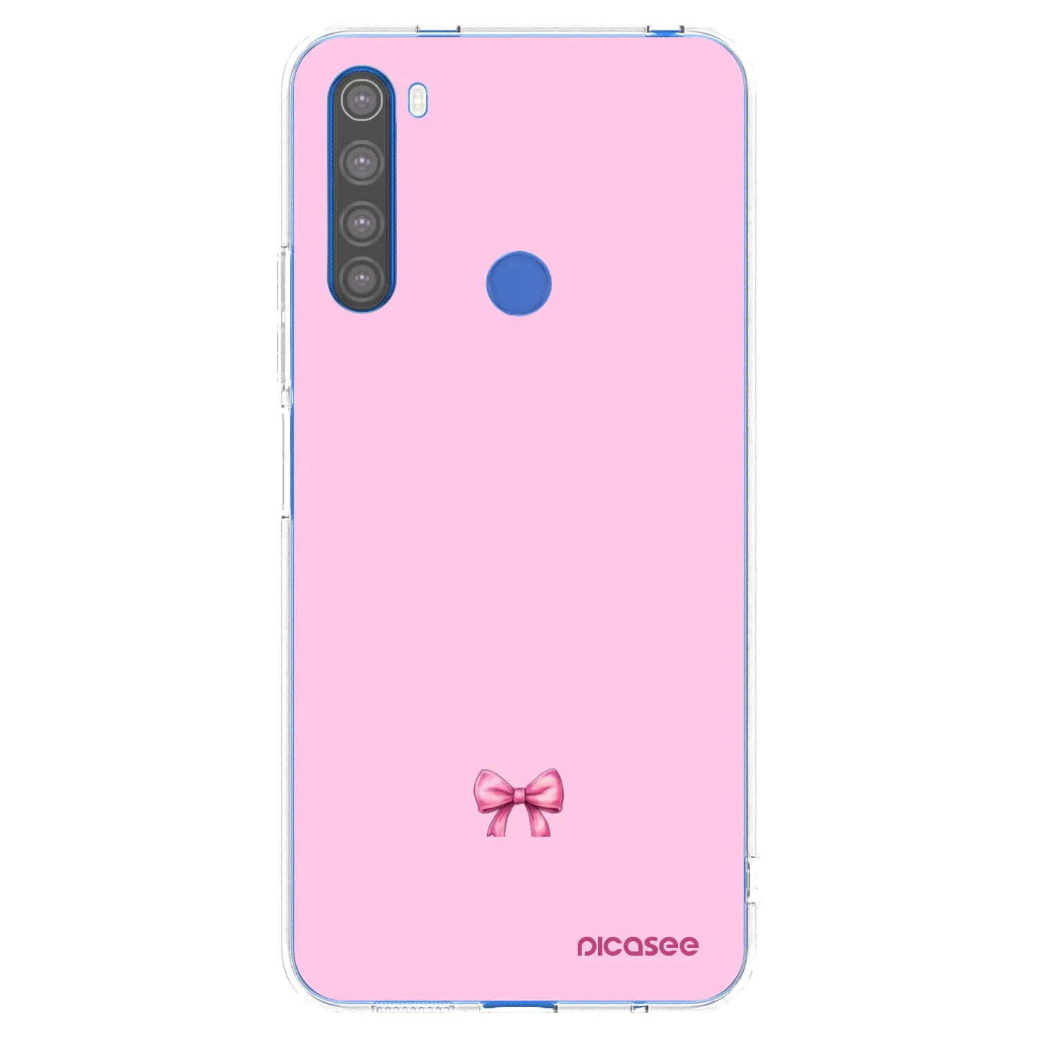 Picasee silikonski prozorni ovitek za Xiaomi Redmi Note 8T - Blush bow