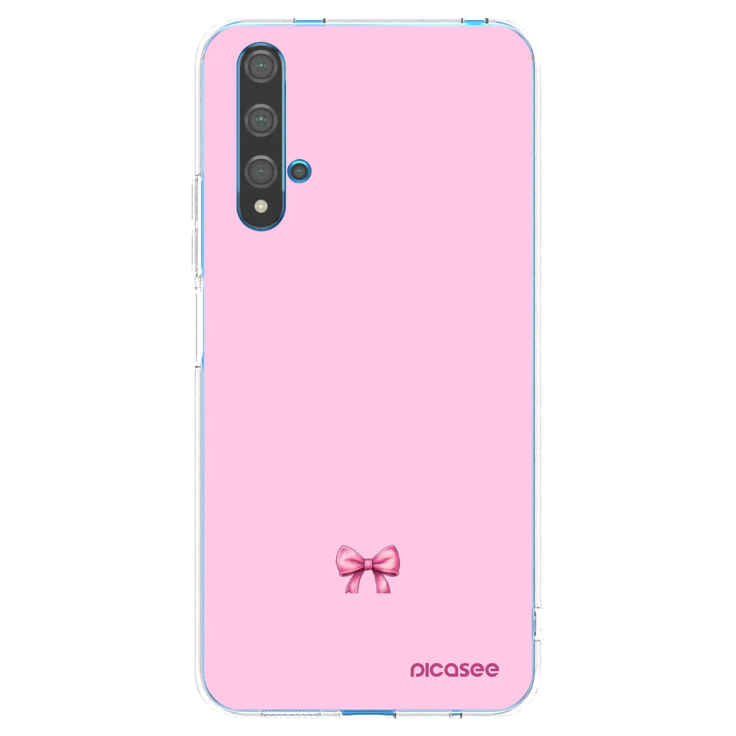 Picasee silikonski prozorni ovitek za Huawei Nova 5T - Blush bow