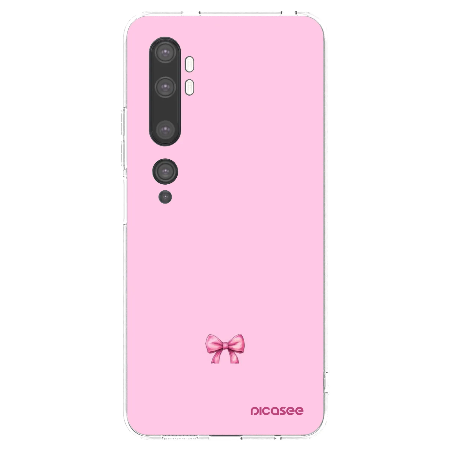 Picasee silikonski prozorni ovitek za Xiaomi Mi Note 10 (Pro) - Blush bow