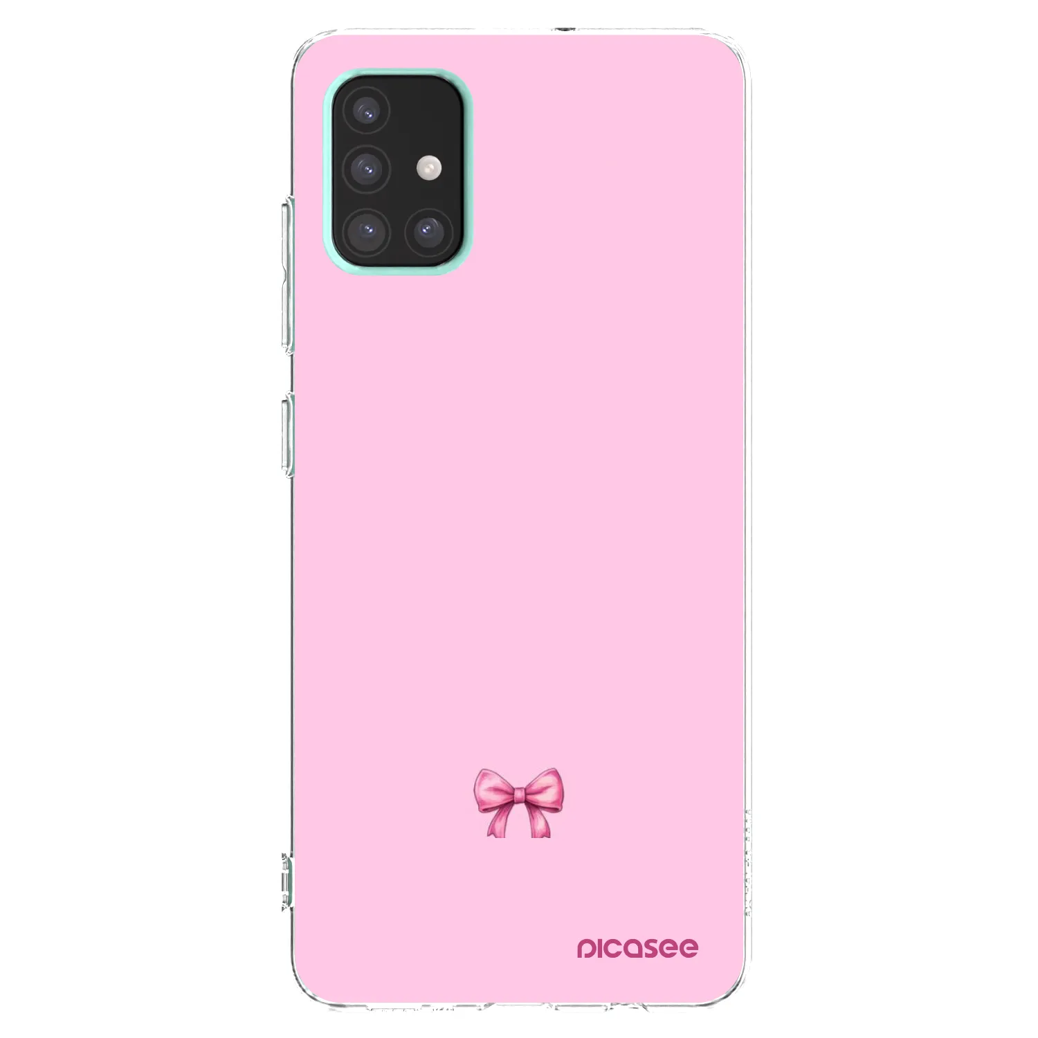 Picasee silikonski prozorni ovitek za Samsung Galaxy A51 A515F - Blush bow