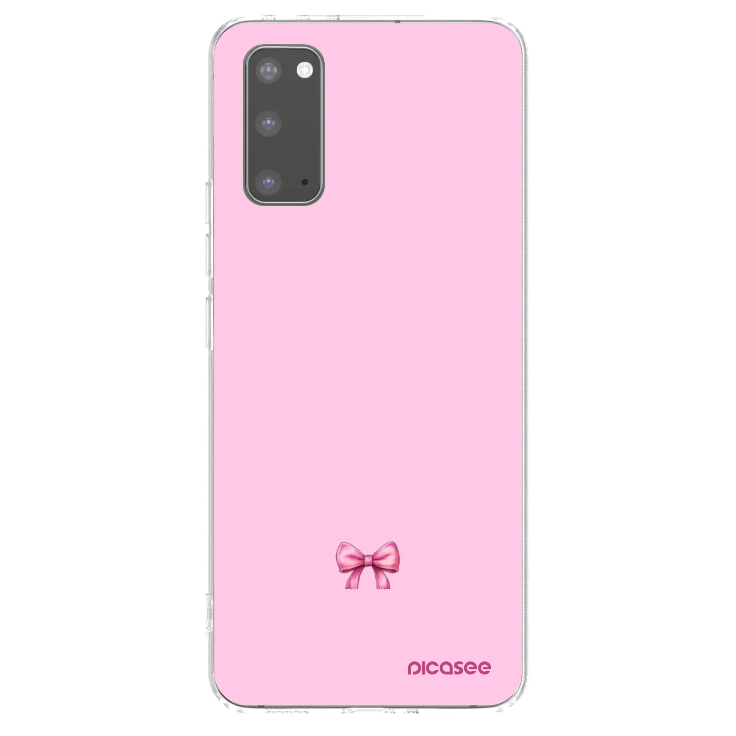Picasee silikonski prozorni ovitek za Samsung Galaxy S20 G980F - Blush bow