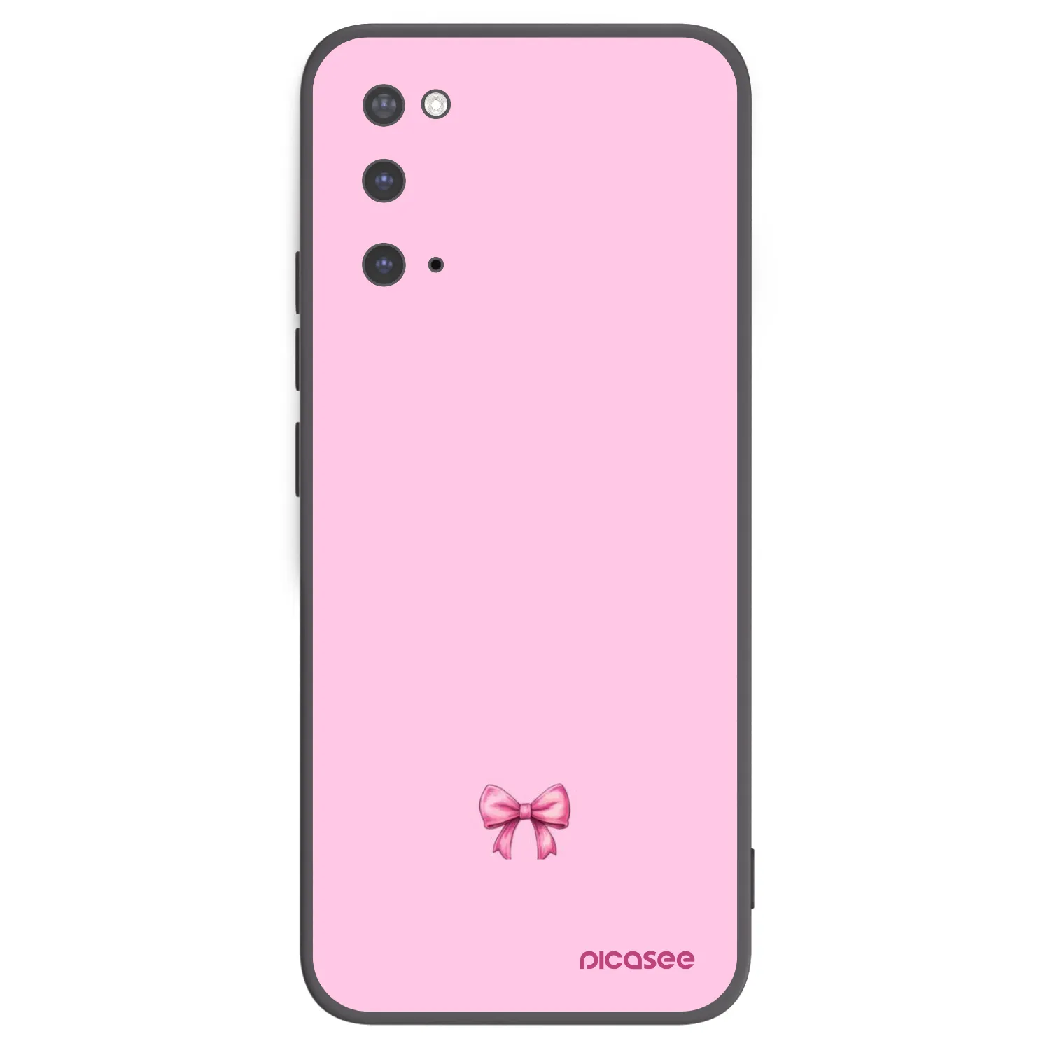 Picasee silikonski črni ovitek za Samsung Galaxy S20 G980F - Blush bow