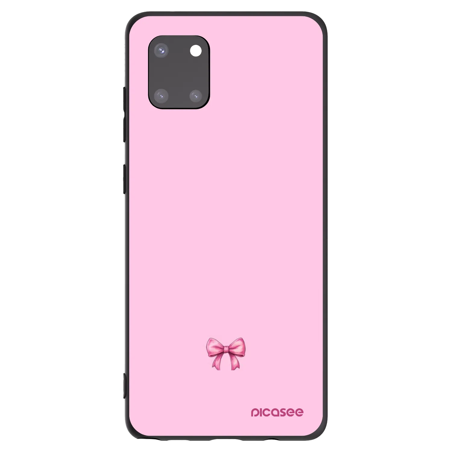 Picasee silikonski črni ovitek za Samsung Galaxy Note 10 Lite N770F - Blush bow