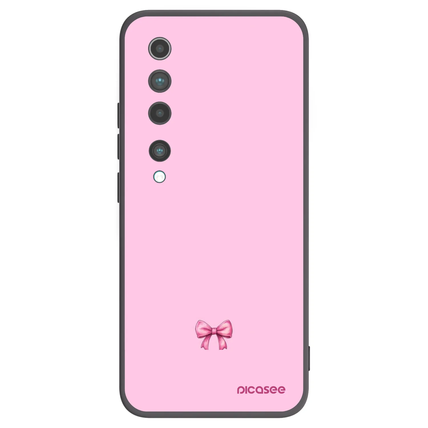 Picasee silikonski črni ovitek za Xiaomi Mi 10 - Blush bow