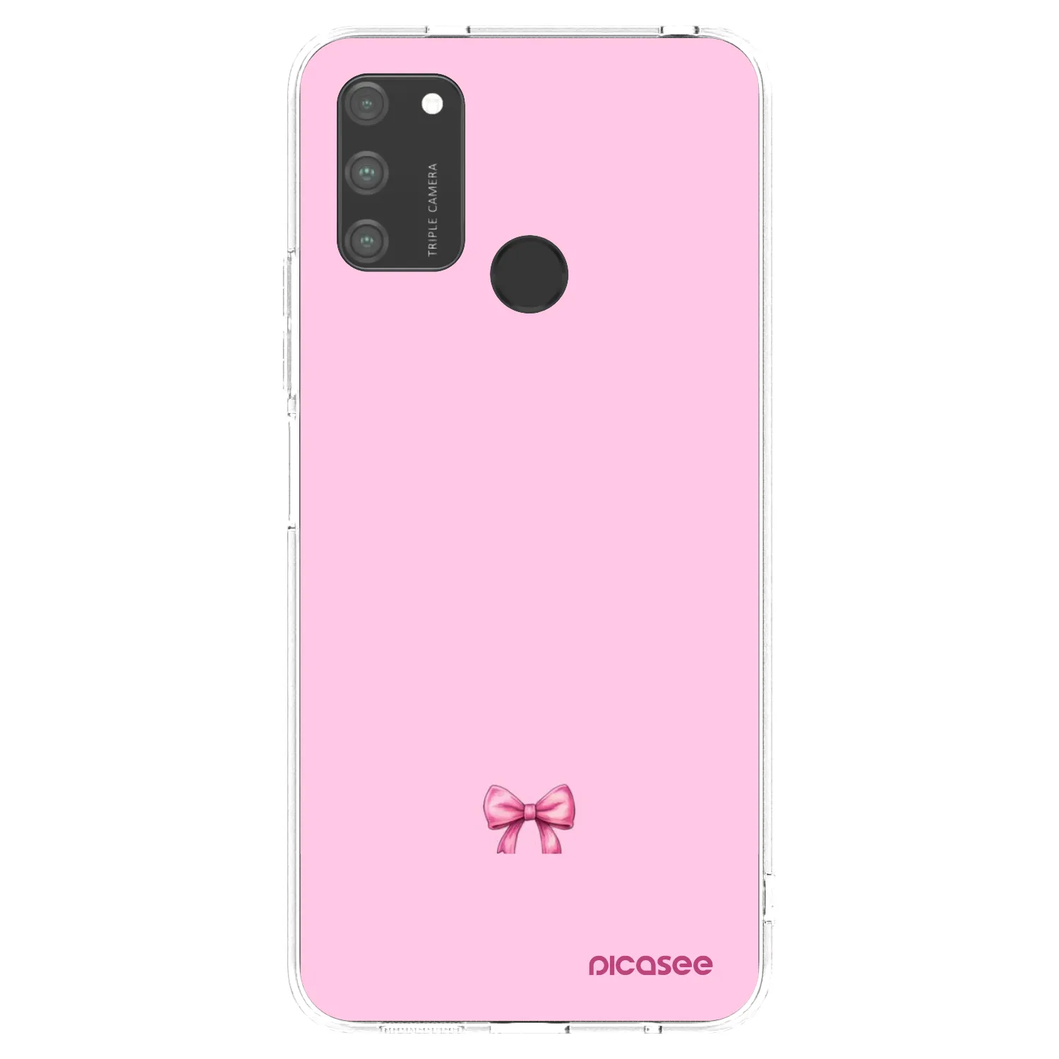 Picasee silikonski prozorni ovitek za Honor 9A - Blush bow
