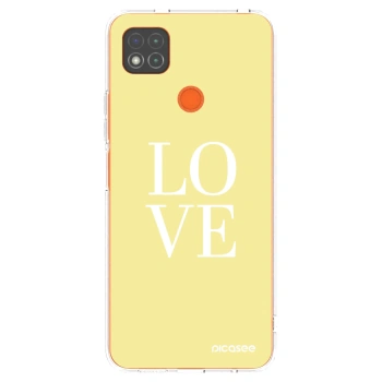 Picasee silikonski prozorni ovitek za Xiaomi Redmi 9C - Love