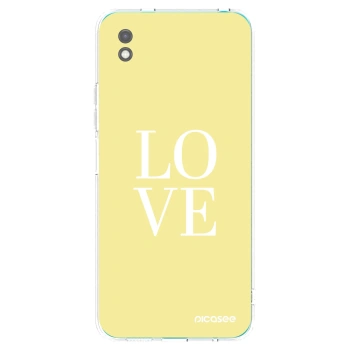Picasee silikonski črni ovitek za Xiaomi Redmi 9A - Love