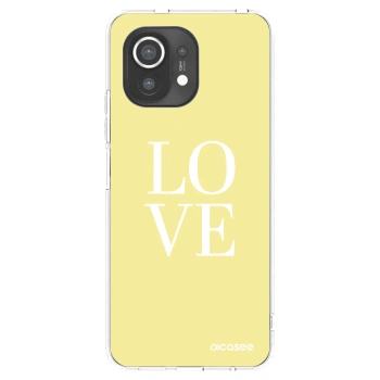 Picasee silikonski prozorni ovitek za Xiaomi Mi 11 - Love