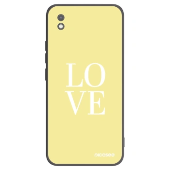 Picasee silikonski črni ovitek za Xiaomi Redmi 9AT - Love
