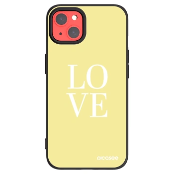 Picasee silikonski črni ovitek za Apple iPhone 13 - Love