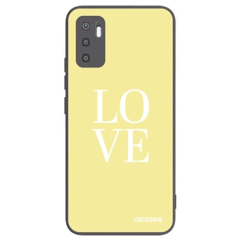 Picasee silikonski črni ovitek za Xiaomi Redmi Note 10 5G - Love