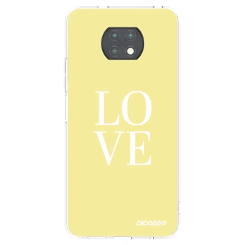 Picasee silikonski prozorni ovitek za Xiaomi Redmi Note 9T - Love