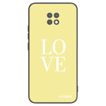 Picasee silikonski črni ovitek za Xiaomi Redmi Note 9T - Love