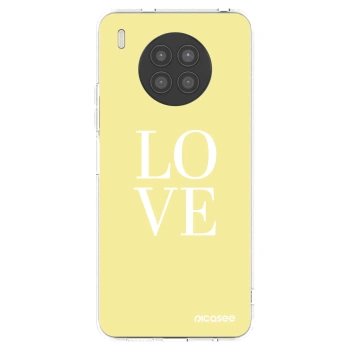 Picasee silikonski prozorni ovitek za Huawei Nova 8i - Love