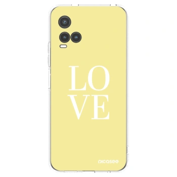 Picasee silikonski prozorni ovitek za Vivo Y33s - Love