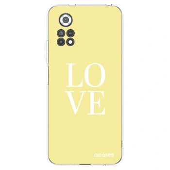 Picasee silikonski prozorni ovitek za Xiaomi Poco X4 Pro 5G - Love