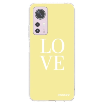 Picasee silikonski prozorni ovitek za Xiaomi 12 - Love